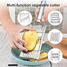 Load image into Gallery viewer, Vegetable Slicer Stainless Steel Grater
